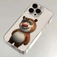 秋天滿(mǎn)滿(mǎn)熊出沒(méi)透明防摔手機殼新款適用于蘋(píng)果16華為oppo小米vivo榮耀一加 906熊大表情包 其他國產(chǎn)型號，請留言客服