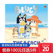 【100選5】 英文原版 小藍狗布魯伊 Bluey Mum School/Daddy Putdown/Bob Bilby/Pool/Creek 兒童卡通動畫故事繪本 綠山墻 The Beach 海灘