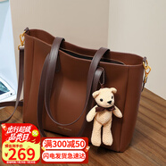 viney牛皮包包女包大容量托特包輕奢斜挎單肩包生日禮物品牌送女友老婆
