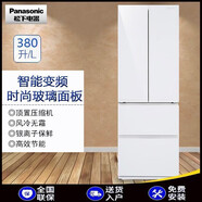 松下（Panasonic）NR-D380TX-XW 380升 玻璃面板多門冰箱