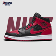 耐克（NIKE）【潮】Air Jordan aj1板鞋男女新款高幫休閑跑步運動耐磨籃球鞋 554725/554724-074/黑紅小禁穿 36 GS