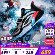 安踏兒童歐文一代少年版實(shí)戰(zhàn)籃球鞋萬花筒系列【限量發(fā)售】 黑/金屬鈦-7 35 碼