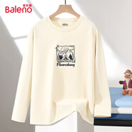 班尼路（Baleno）t恤男長(cháng)袖春秋季情侶休閑潮流體恤衫寬松純棉大碼圓領(lǐng)打底衫上衣