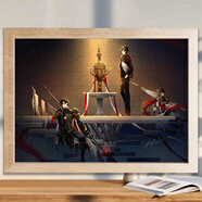 捷霸（JBA）全職高手周邊木質(zhì)拼圖葉修動(dòng)漫1000片智益解壓玩具送同學(xué)朋友禮物 3號拼圖 120片含相框20*25cm送禮