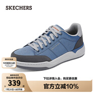 Skechers斯凱奇男士板鞋211100 藍色/BLU 44