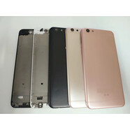 VYOPBC適用于op  R9plusma后蓋r9Splus電池蓋手機外殼背殼后殼中框前框 r9plus/ma金色蓋+側鍵卡托中框 