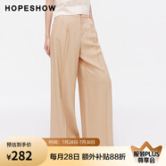 紅袖（hopeshow）紅袖女休閑褲 自然卡其色 L