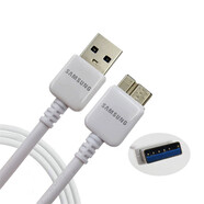 三星（SAMSUNG）適用三星note3數據線(xiàn)n9002 n9006 S5 n9008 G9006V G9008V充電器 白色 1m