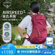 OSPREY 登山包 駭客18/26L單日叢林徒步戶外雙肩包 男女同款旅行探險(xiǎn)包 紫配黑(新款)18L