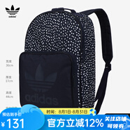 阿迪達(dá)斯Adidas雙肩書包雙肩背包運動書包 三葉草男女款中性 BP7413傳奇墨水藍(lán)/白