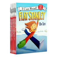 英文原版 紙片人扁平斯坦利10冊 Flat Stanley  I Can Read Level 2