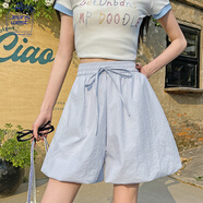 JEANSWEST CLUB真維斯裙褲女夏季2025新款高腰顯瘦花苞燈籠褲休閑寬松闊腿褲