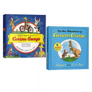 英文原版 Curious George 好奇猴喬治 32個(gè)故事大合輯 汪培珽書(shū)單推薦第3階段 綠山墻 16個(gè)故事大合輯 2冊精裝 綠山墻圖書(shū)