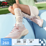 李寧凌波丨休閑慢跑鞋女鞋2025新款時(shí)尚透氣厚底增高運(yùn)動(dòng)鞋ARSV018