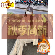 初徑（CHUJING）2025新款秋季衛(wèi)衣外套女春秋款早秋女裝小個(gè)子運(yùn)動(dòng)套裝女 奶白開衫【早春加絨】 S 寬松/可愛/溫柔/初秋/感