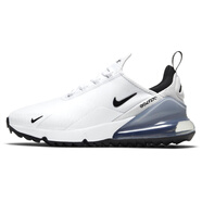 耐克（NIKE）AirMax270復(fù)古低幫跑步鞋男女同款白黑灰 36