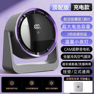 埃爾米匡特風(fēng)扇桌面超靜音辦公室學(xué)生宿舍家用臺式2025年新款制冷充電風(fēng)扇 戴森紫【40000AH】頂配充電版