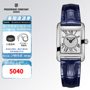 康斯登（Frederique Constant）百年典雅系列手表女瑞士手表皮帶女表方盤女士腕表FC-200MCDC14 FC-200MC16