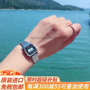 卡西歐（CASIO）小方塊表手表女:復古ins風小清新表LA670WGA-1D/7D/9D官方旗艦 LA670WA-1D:黑盤銀色:D726mm表