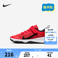NIKE 耐克童鞋男女童運(yùn)動(dòng)鞋Omni Multi-Court兒童綜合訓(xùn)練鞋 大學(xué)紅/黑/白 28 【建議腳長17cm】