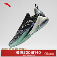 安踏（ANTA）速決6籃球鞋丨全掌氮科技籃球鞋穩(wěn)定支撐防滑耐磨運動鞋 城堡灰/基礎(chǔ)黑-2 39