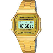 卡西歐（CASIO）男鐘表眼鏡腕表夜光日韓表A168WG9EF防水運動手表日常通勤送男友 grey