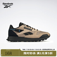 Reebok銳步官方男女款CLASSIC LEATHER黑武士美拉德休閑復(fù)古跑鞋 100025108 36.5 (23.6cm),US:5.5