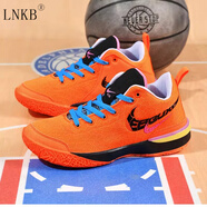 LNKB莆田詹姆斯20籃球鞋學(xué)生杜蘭特KD15代kd實(shí)戰比賽訓練有聲球鞋跑鞋 2308橘色 專(zhuān)業(yè)籃 42 碼