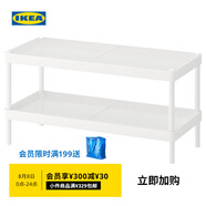 宜家（IKEA）MACKAPAR馬凱帕鞋架簡(jiǎn)易門(mén)口收納神器省空間鞋柜出租屋用 白色 其他