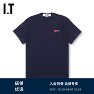 PLAY COMME DES GARCONS CDG IT 川久保玲女裝短袖T恤秋 NYX/軍藍(lán)色 M