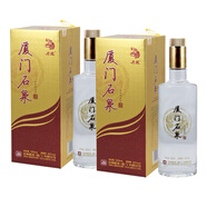 丹鳳（DANFENG）廈門(mén)石泉酒42度濃香型白酒500ml禮盒裝單瓶高粱酒純糧食白酒 42度 2瓶 廈門(mén)石泉*