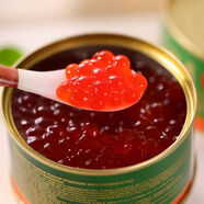 俄羅斯魚(yú)子醬 進(jìn)口原裝 大馬哈魚(yú)籽醬  壽司料理魚(yú)子醬 紅魚(yú)子醬 120克