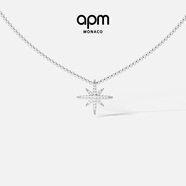 APM Monaco六芒星鎖骨毛衣鏈設(shè)計感時尚簡約飾品七夕情人節(jié)禮物送女友