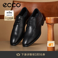 愛步（ECCO）皮鞋男鞋 男士皮鞋德比鞋男結(jié)婚鞋商務(wù)正裝皮鞋通勤鞋 適途512734 黑色51273401001 42