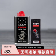 ZIPPO之寶配件耗材 蛇年基礎(chǔ)口糧 打火機(jī)油 小油*1+火石*1