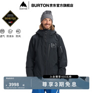 BURTON伯頓官方男士[ak]CYCLIC GORETEX 2L滑雪外套防潑水100021 10002106001 經(jīng)典黑 M