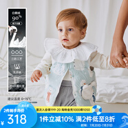 OAK FAMILY兒童羽絨馬甲女童加厚羽絨背心嬰幼兒雙面馬甲 小雪人 【輕盈零壓感】 110 cm