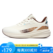 361°24冬季新款男士防護(hù)跑鞋高彈緩震男士運(yùn)動(dòng)鞋跑步鞋 572442204 西米色/野菌菇 40