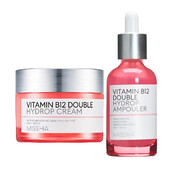 謎尚（MISSHA）韓國Missha謎尚面霜保濕補水維生素C提亮修復 謎尚精華+面霜