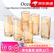 海洋（Ocean）鷗欣冷水壺家用玻璃涼水壺客廳涼水杯扎壺泡茶壺套裝 【】San_Marino_Hi_Ball290a