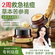 珂語苦參根祛痘膏草本植萃去痘痘和痘印痤瘡青春痘青少年專用痘坑面霜 祛痘膏2瓶【青春期祛痘淡紅印】