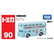 多美卡TOMY合金車(chē)模型兒童玩具男孩禮物亞洲限定90號倫敦巴士993681
