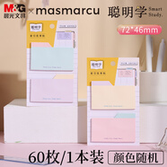 晨光（M&G）MASMARCU晨光便利貼粘性強(qiáng)可愛索引貼標(biāo)簽貼小條便簽貼紙標(biāo)記書簽貼聰明學(xué)60張隨機(jī)YS0349