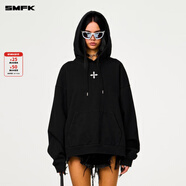 SMFK十字永恒初代帽衫 荒野黑/雪山白 CH001B1/CH001W1 荒野黑 S