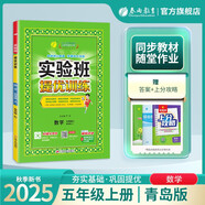 2025秋 實(shí)驗(yàn)班提優(yōu)訓(xùn)練 五年級(jí)上冊(cè) 數(shù)學(xué)青島版 強(qiáng)化拔高教材同步練習(xí)冊(cè)