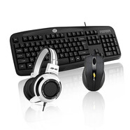 力勝KB-101A有線(xiàn)鍵盤(pán)鼠標套裝薄膜鍵鼠筆記本臺式電腦家用辦公商務(wù)鍵鼠USB接口防濺水即插即用104鍵 KB-101單鍵盤(pán)+001鼠標+耳機