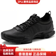 愛(ài)步（ECCO）25周年紀念款 BiomC時(shí)尚健身牛皮減震輕便低幫短跑跑步鞋男款黑色 黑色800444-01001 40