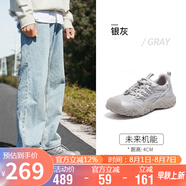 駱駝（CAMEL）【王俊凱同款】戶外登山鞋 L25M202007M 銀/灰(男款) 42