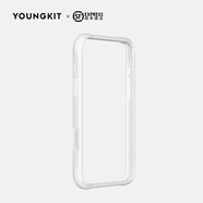 猿氣「動感II」適用iphone16pro手機殼磁吸透明相機按鍵全包防摔iphone16promax保護套超薄液態(tài)硅膠殼 【素白】白框 iPhone 16 Pro Max