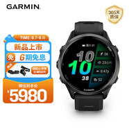 佳明（GARMIN）Forerunner970旗艦鐵三運(yùn)動(dòng)手表雙頻GPS戶外馬拉松跑表極夜黑47mm